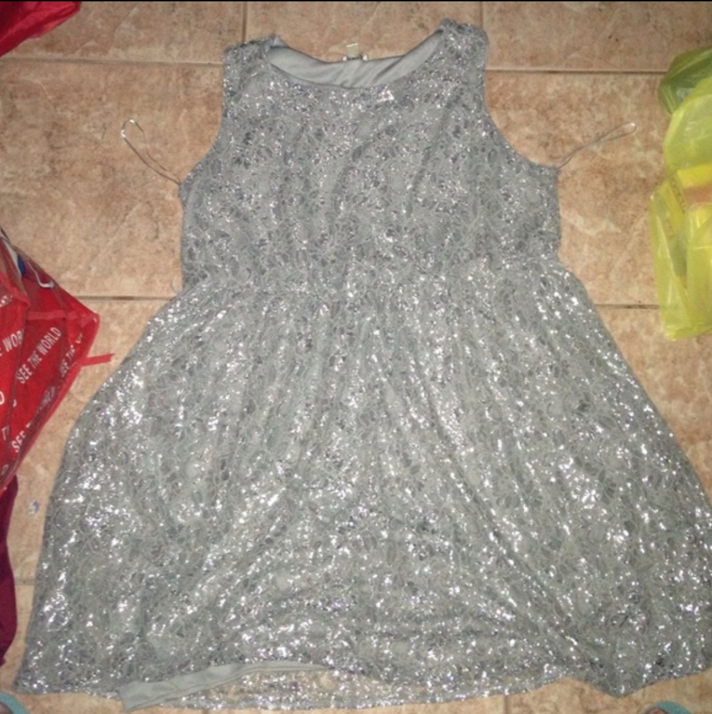 Haani size 3x silver dress